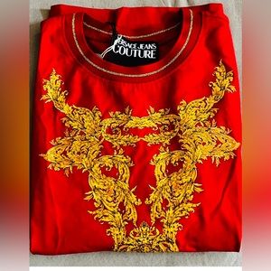 Versace Jeans Couture Crystal Embellished T Shirt